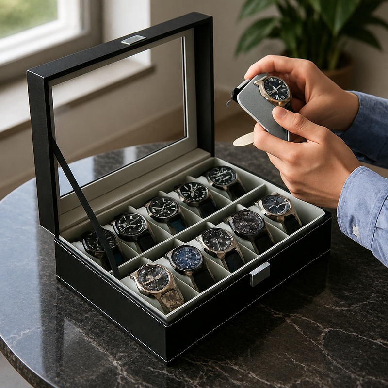 Jewelry Box That Holds Watches - Шкатулка-органайзер для украшений и часов из