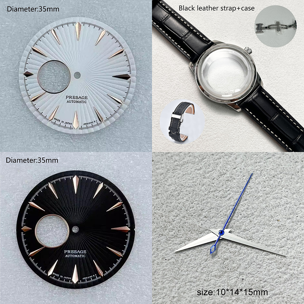 Seiko Watch Presage - NH38 35 мм, циферблат с логотипом