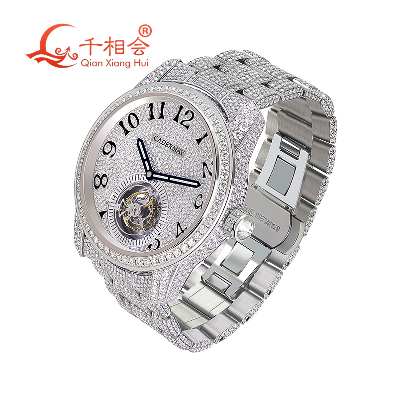 Vvs Jewelry Watches - Роскошные мужские механические наручные часы, полные