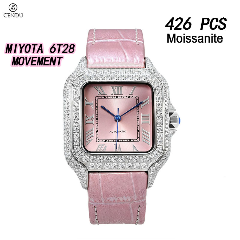 Vvs Jewelry Watches - Мужские часы с бриллиантами VVS Moissanite,