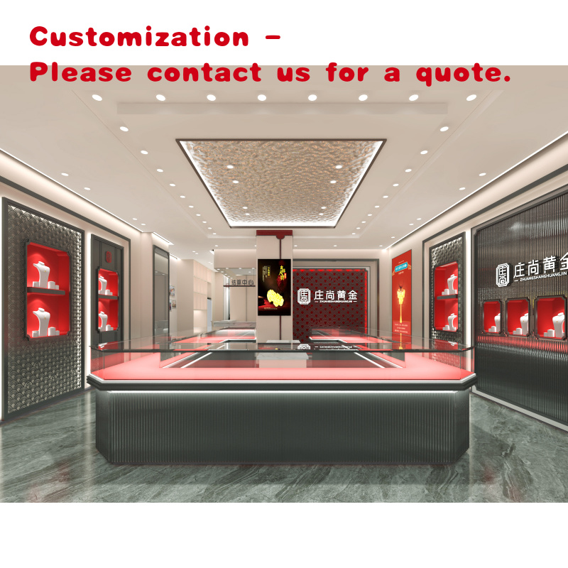 Jewelry Shop Watches - Custom.Shopping Mall Стеклянный ювелирный киоск Роскошный