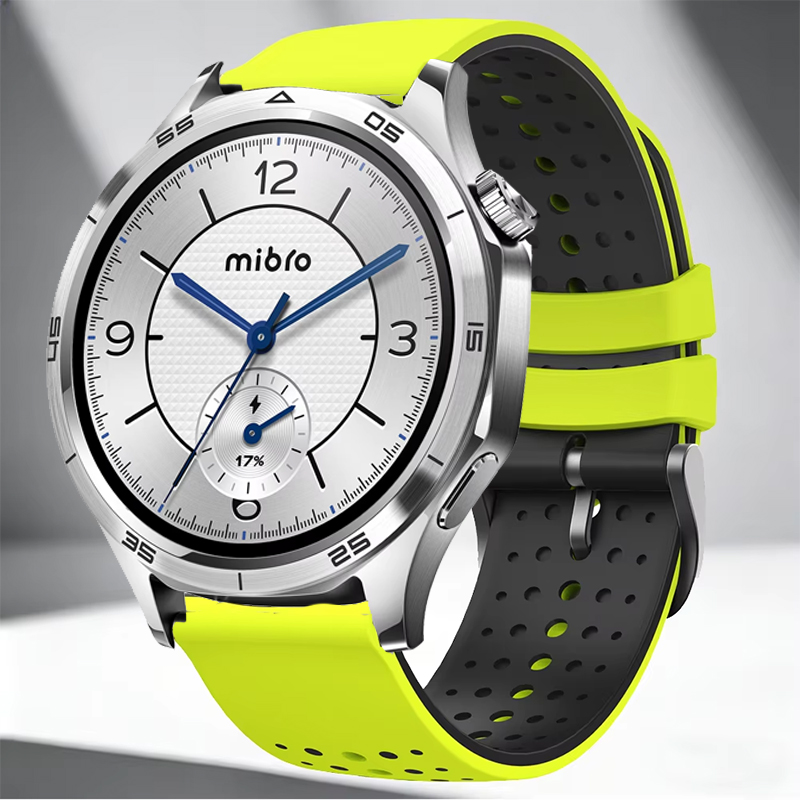 A1 Watches & Jewelry New York Photos - 22-мм двухцветный силиконовый ремешок для часов