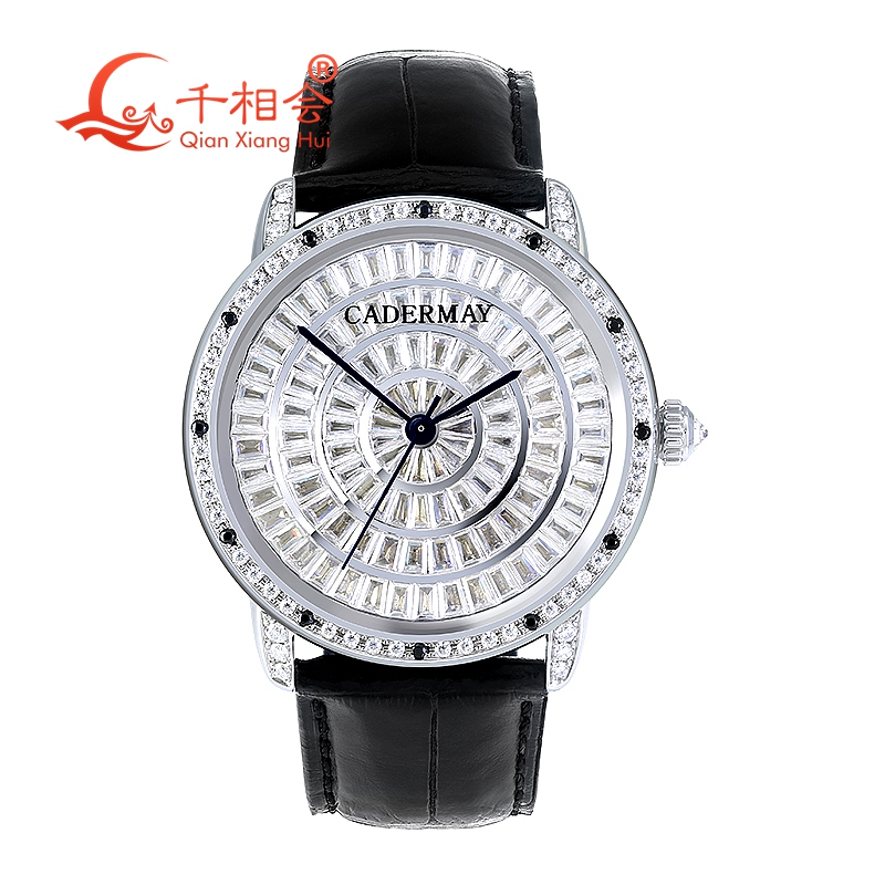 Vvs Jewelry Watches - Полный муассанит багет наручные роскошные часы