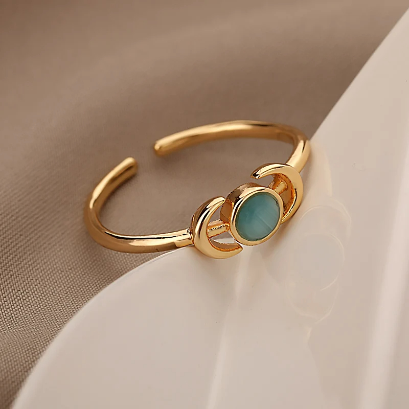 Кольцо с цветком лотоса из нер – обзор и цена Turquoise Stone Ring