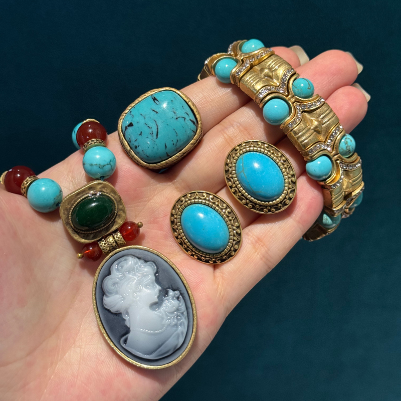 Винтажный комплект украшений и – обзор и цена Turquoise Stone Ring