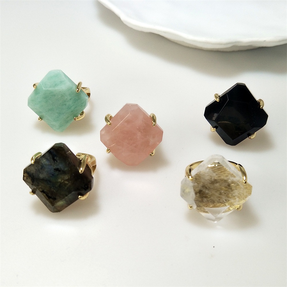 1 шт., кольцо с натуральным по – обзор и цена Turquoise Stone Ring