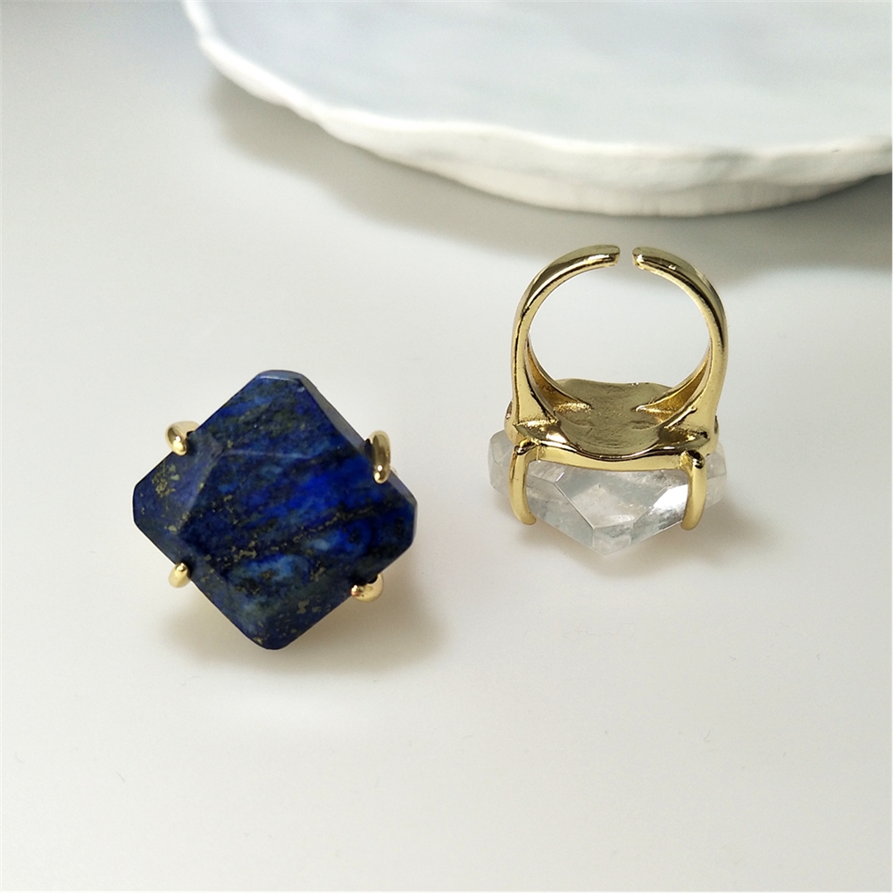 1 шт., кольцо с натуральным по – обзор и цена Turquoise Stone Ring