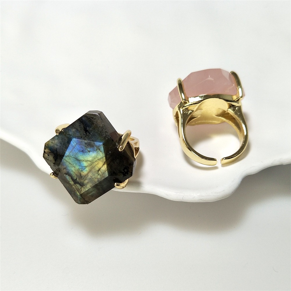 1 шт., кольцо с натуральным по – обзор и цена Turquoise Stone Ring