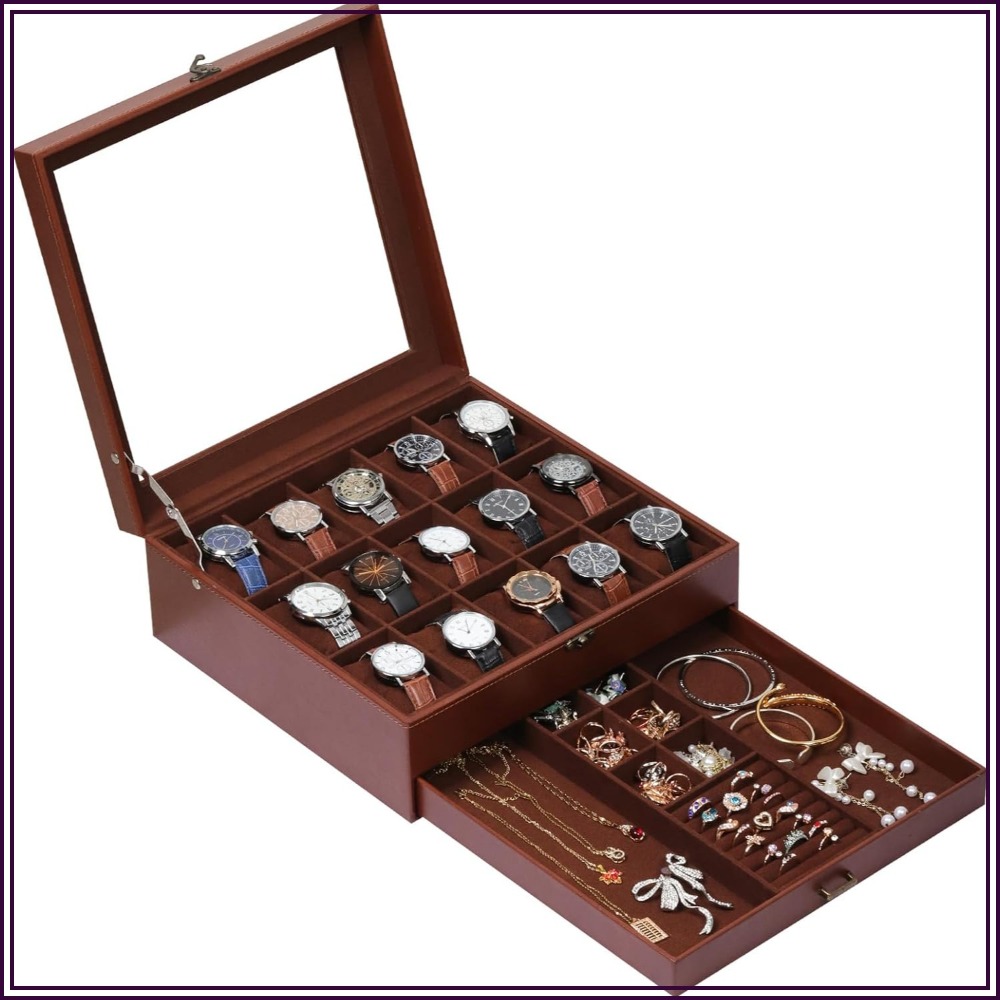Двухуровневая шкатулка для час – обзор и цена Jewelry Box That Holds Watches