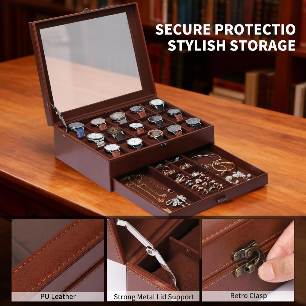 Двухуровневая шкатулка для час – обзор и цена Jewelry Box That Holds Watches