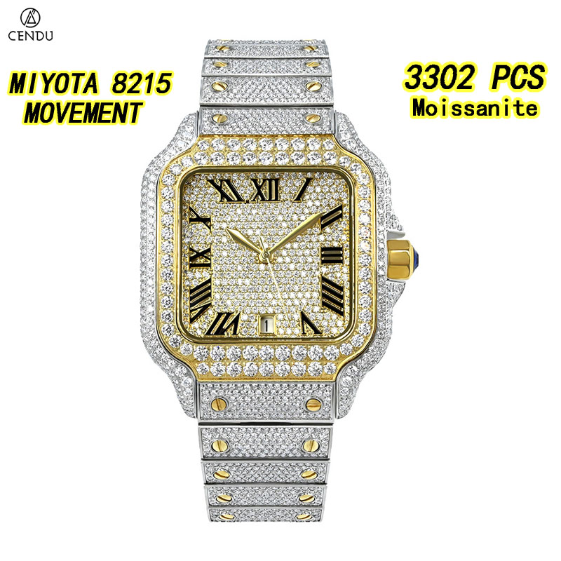 Роскошные мужские часы с муасс – обзор и цена Vvs Jewelry Watches