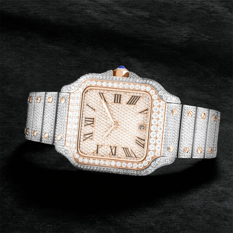 Роскошные мужские часы с муасс – обзор и цена Vvs Jewelry Watches