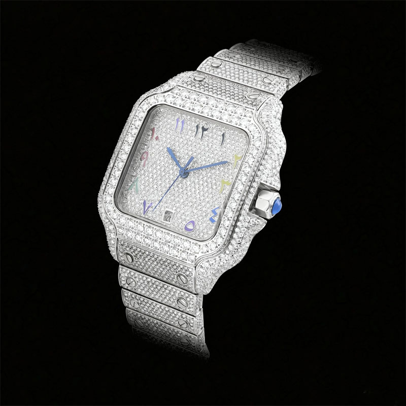 Роскошные мужские часы с муасс – обзор и цена Vvs Jewelry Watches